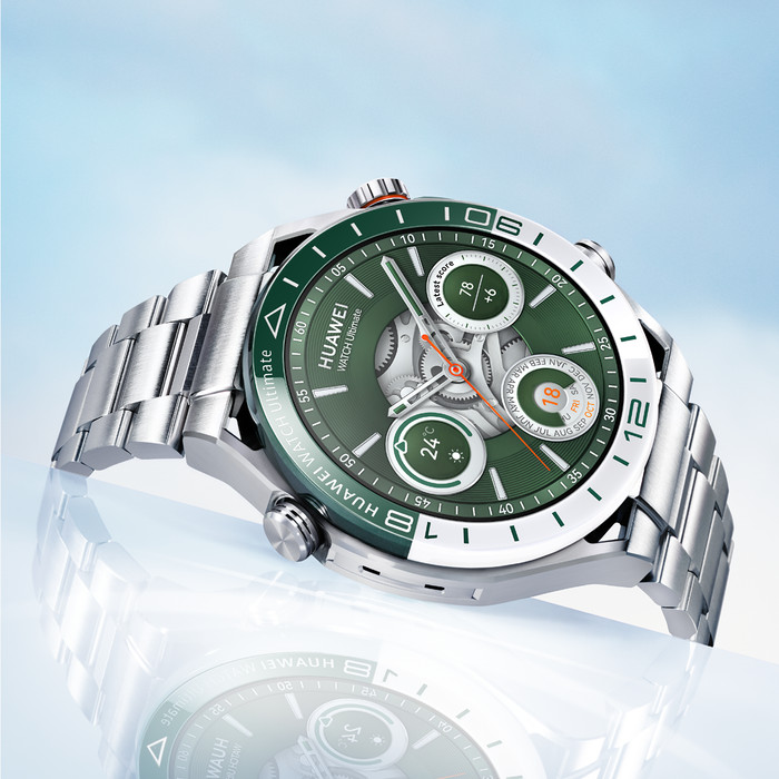 Huawei Watch Ultimate Green product in use