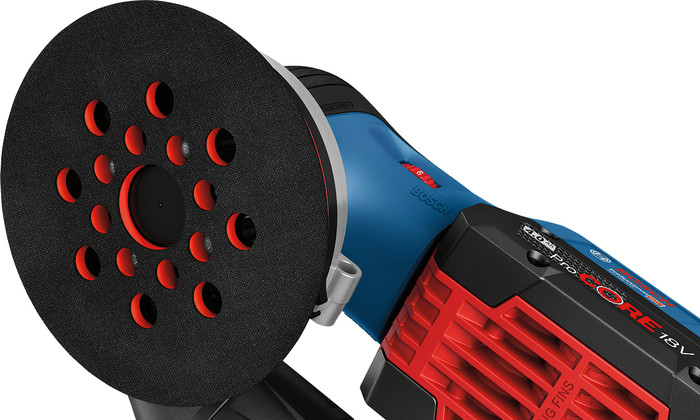 Bosch Professional GEX 18V-125 5,0 Ah GBA Accu Starterspakket detail
