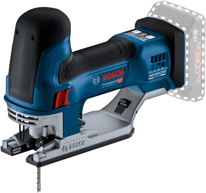Bosch Professional GST 18V-155 SC 5,0 Ah GBA Accu (2x) Starterspakket rechterkant