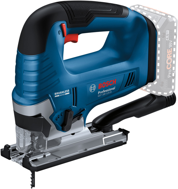 Bosch Professional GST 18V-125 B (zonder accu) rechterkant