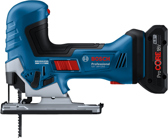Bosch Professional GST 18V-125 S 5,0 Ah GBA Accu Starterspakket rechterkant