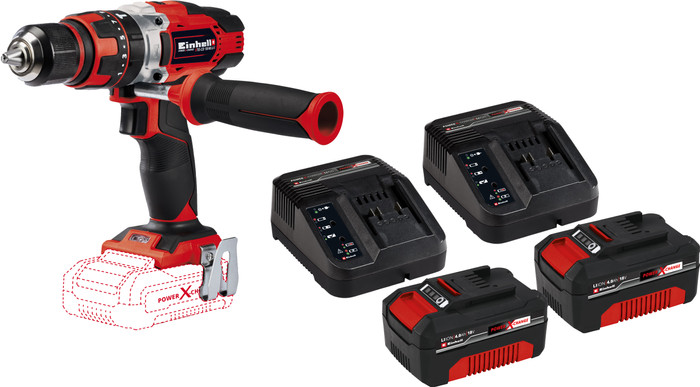 Einhell TE-CD 18/48 Li-i Solo 4.0Ah Battery (2x) Starter Kit Main Image