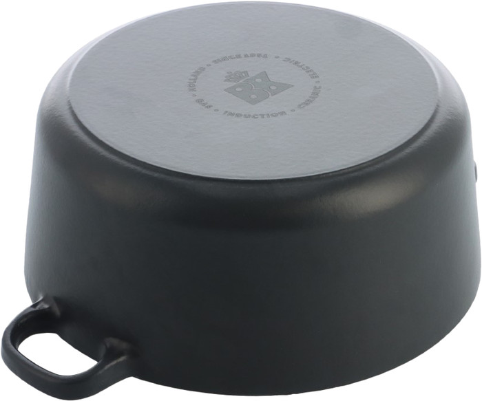 BK BOUR CastIron Dutch Oven 28cm Earl Grey bottom