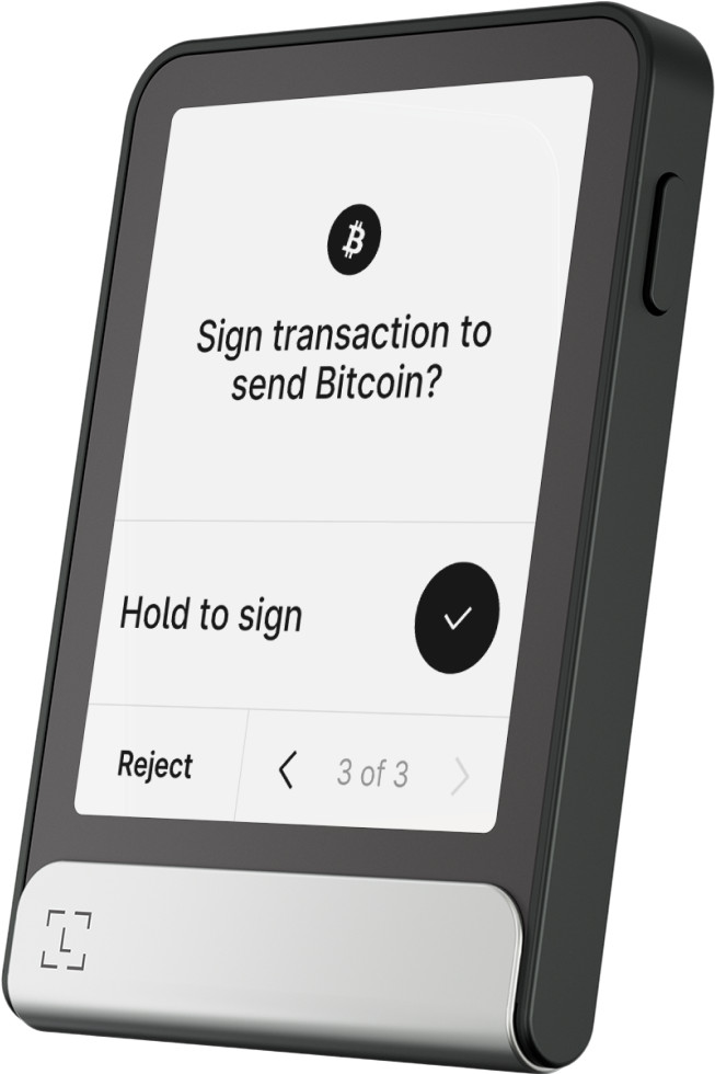 Ledger Flex incl. $ 70 Bitcoin Voucher right side