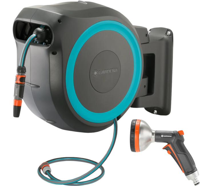 Gardena Wandslangenbox PowerRoll XL P4A Set + Premium Broes Metaal Main Image
