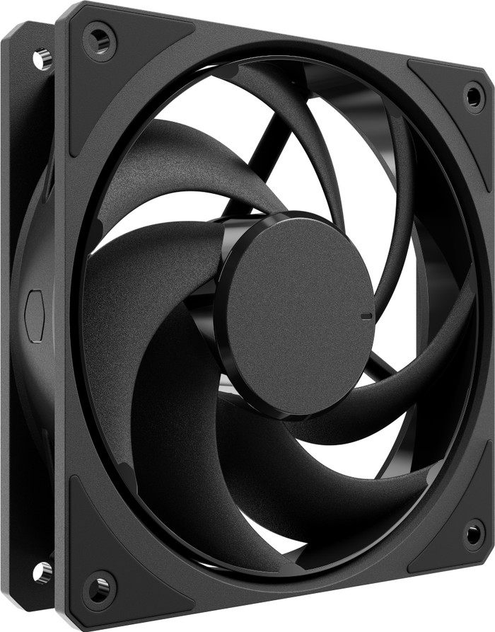 Cooler Master Mobius 120 Black Edition - Single Fan front