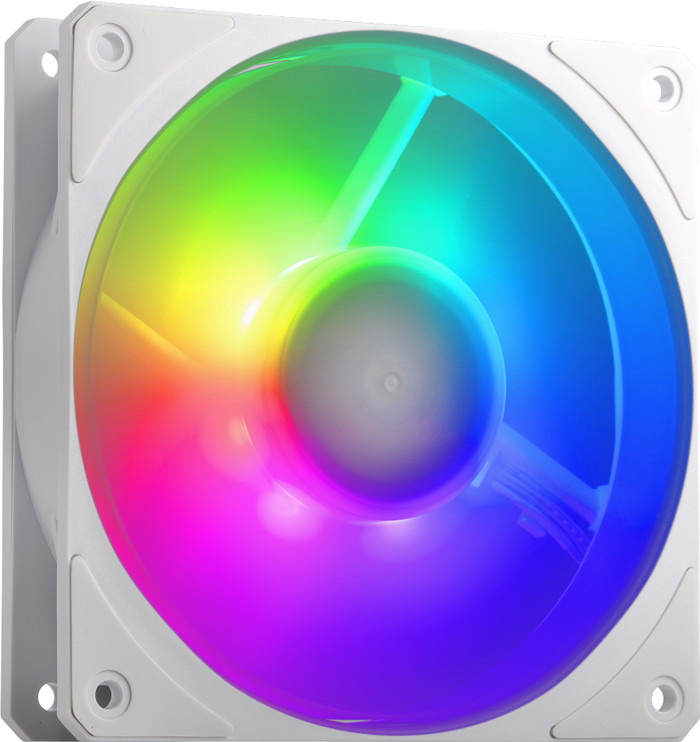 Cooler Master Mobius 120P ARGB Wit - Single Fan voorkant