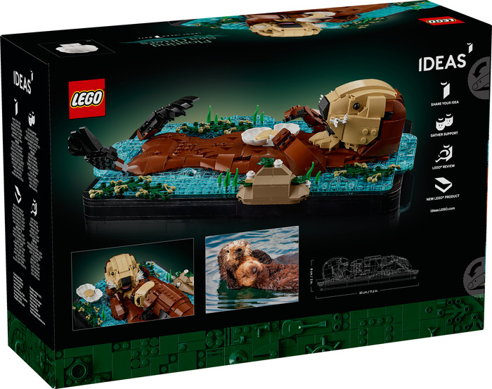 LEGO Ideas Drijvende Otters 21366 verpakking