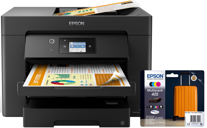 Epson WorkForce WF-7830DTWF + 1 set extra cartridges Main Image