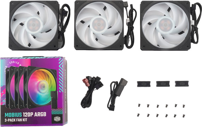 Cooler Master Mobius 120P ARGB - Triple Fan Kit accessory