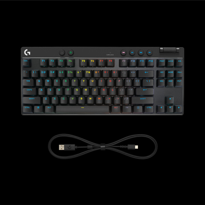 Logitech G Pro X TKL Rapid Gaming Toetsenbord Zwart Qwerty visual leverancier