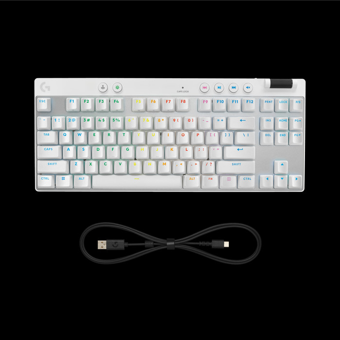Logitech G Pro X TKL Rapid Gaming Toetsenbord Wit Qwerty visual leverancier