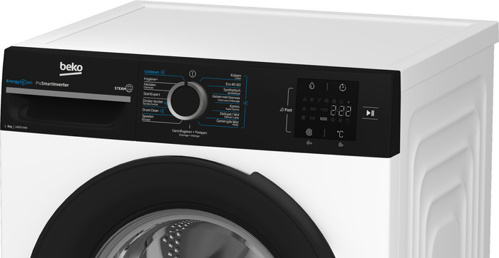 Beko BM3WFT3941B SteamCure detail