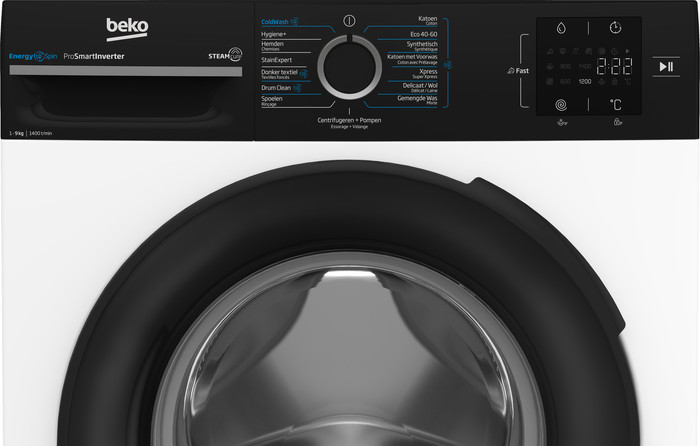 Beko BM3WFT3941B SteamCure detail