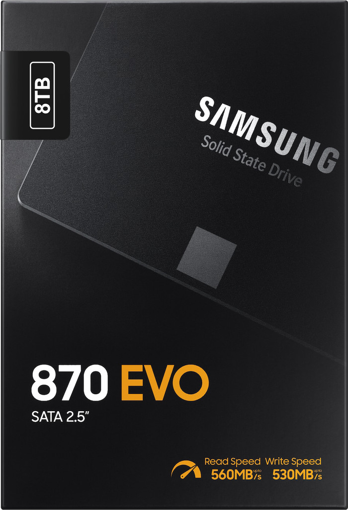 Samsung 870 EVO 2,5 inch 8TB verpakking