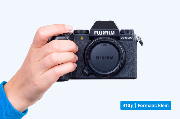 Fujifilm X-S20 Zwart Body visual Coolblue 1