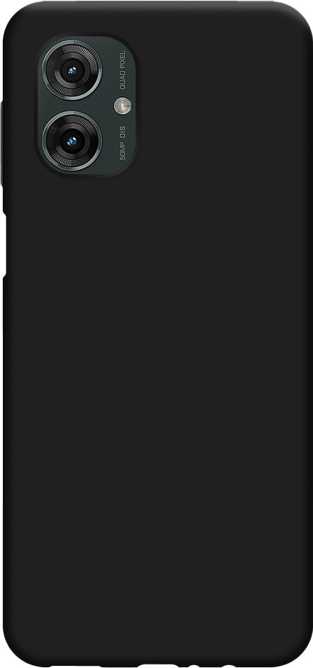 Just in Case Soft Design Motorola Moto G75 Back Cover Black Main Image