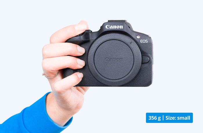 Canon EOS R100 Black + RF-S 18-45mm f/4.5-6.3 IS STM visual Coolblue 1