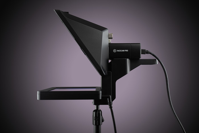 Elgato Prompter product in gebruik