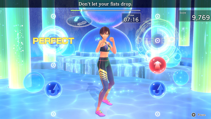 Fitness Boxing 3 Nintendo Switch product in gebruik