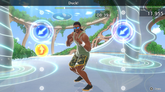 Fitness Boxing 3 Nintendo Switch product in gebruik