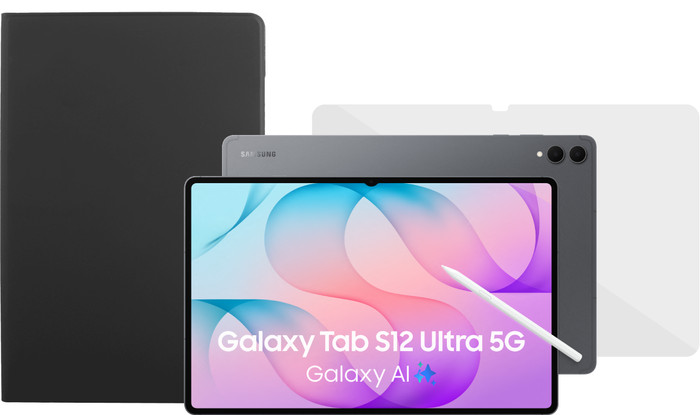 Samsung Galaxy Tab S12 Ultra 14,6 inch 512GB Wifi + 5G Grijs + Beschermpakket Main Image