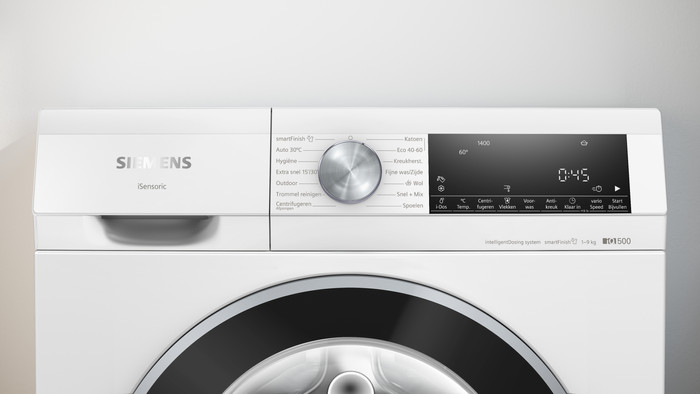 Siemens WG44G2FLNL intelligentDosing product in gebruik