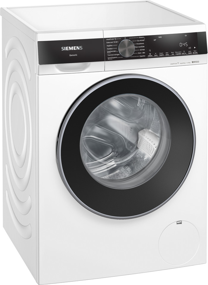 Siemens WG46G2Z8NL + Siemens WQ35G2D0NL right side