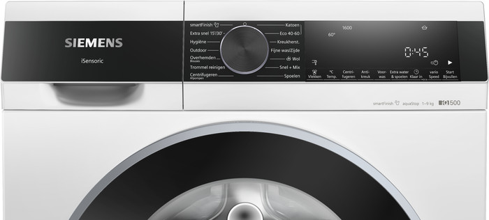 Siemens WG46G2Z8NL + Siemens WQ35G2D0NL detail