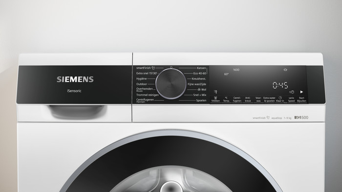 Siemens WG46G2Z8NL + Siemens WQ35G2D0NL product in use