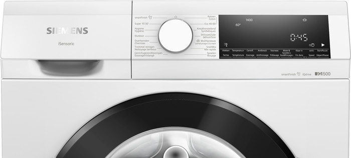 Siemens WG44G2ZMFG + Siemens WQ32G10MFG detail