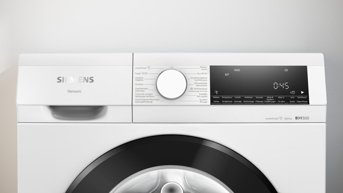 Siemens WG44G2ZMFG + Siemens WQ32G10MFG detail