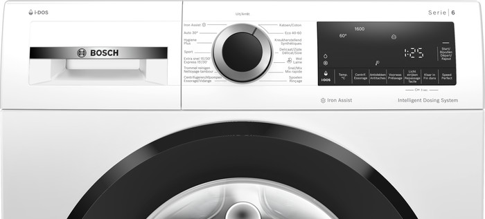 Bosch WGG246FCFG i-DOS + Bosch WQG245D1FG detail