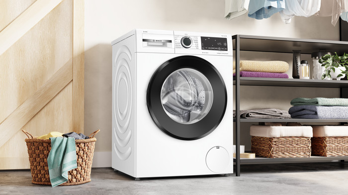 Bosch WGG246FCFG i-DOS + Bosch WQG245D1FG product in use
