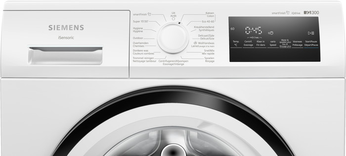 Siemens WM14N2M4FG smartFinish detail