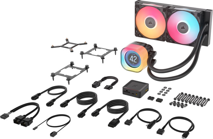 CORSAIR iCUE LINK TITAN 240 RX LCD AiO accessoire