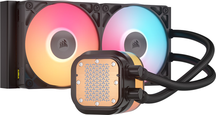 CORSAIR iCUE LINK TITAN 240 RX LCD AiO voorkant