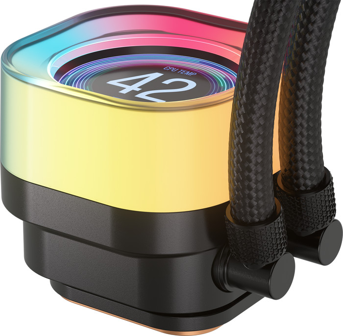 CORSAIR iCUE LINK TITAN 240 RX LCD AiO rechterkant
