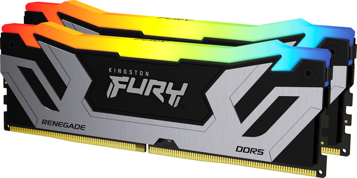 Kingston FURY Renegade RGB 48 Go (2 x 24 Go) DDR5 CUDIMM 8400 MT/s CL40 XMP côté droit