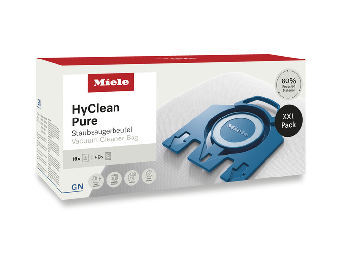 Miele Maxipack HyClean Pure 3D GN (16 units) packaging