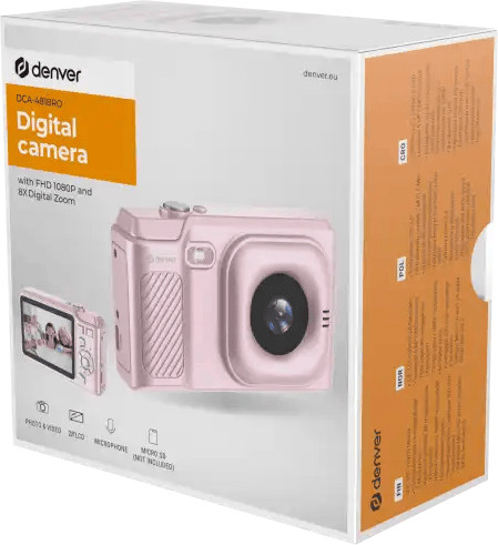 Denver DCA-4818 Children's Camera Pink packaging