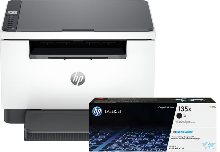 HP LaserJet M234d + 1 extra zwarte XL toner Main Image