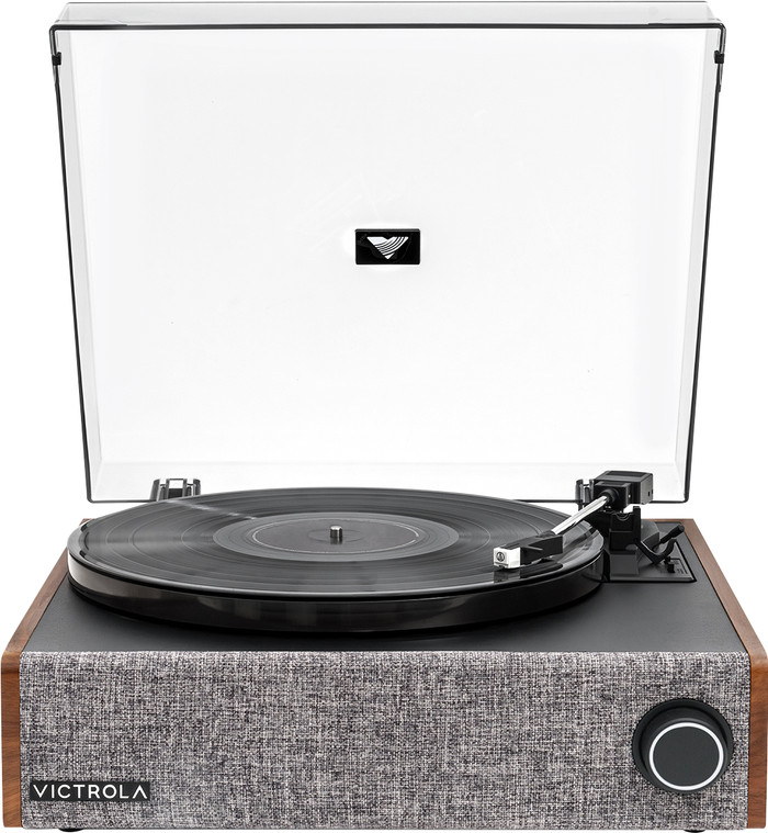 Victrola Eastwood LP Brown front