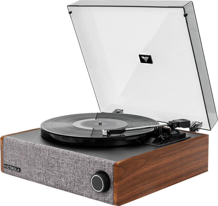 Victrola Eastwood LP Brown front