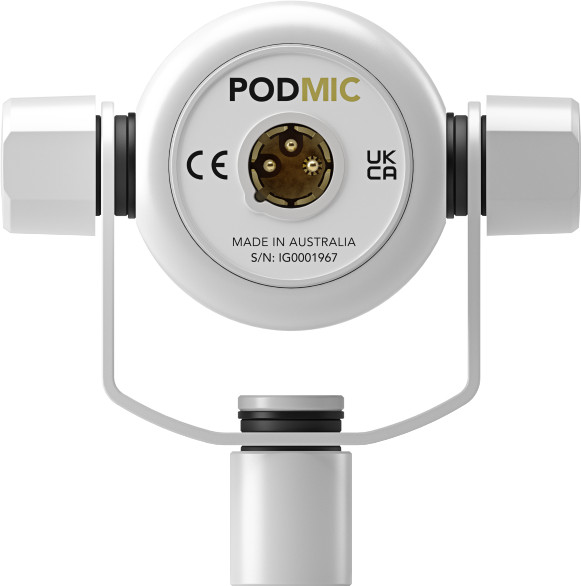 Rode Podmic Wit achterkant