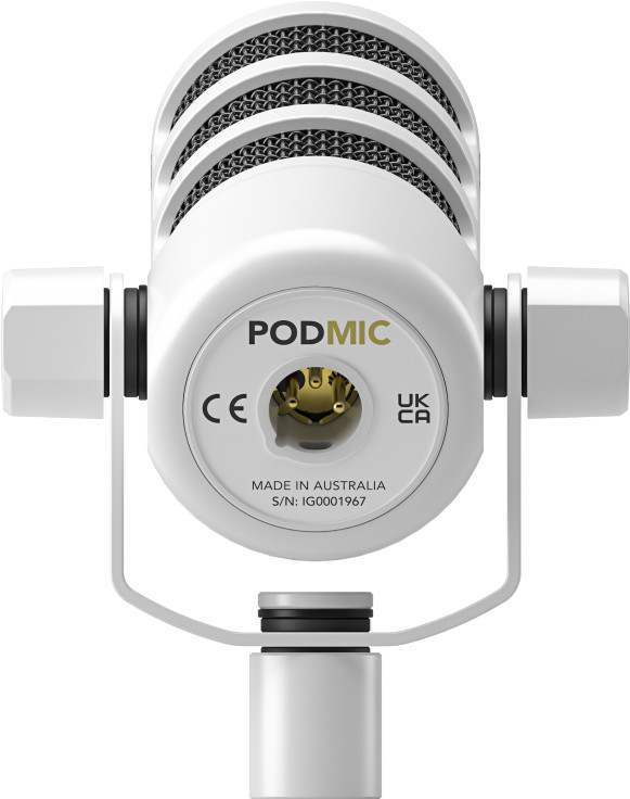 Rode Podmic Wit achterkant