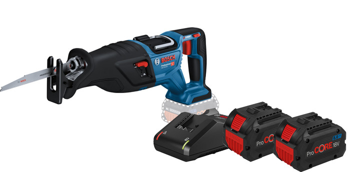 Bosch Professional GSA 18V-28 8.0Ah ProCORE Battery (2x) Starter Kit Main Image