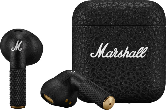 Marshall Minor IV TW Zwart voorkant
