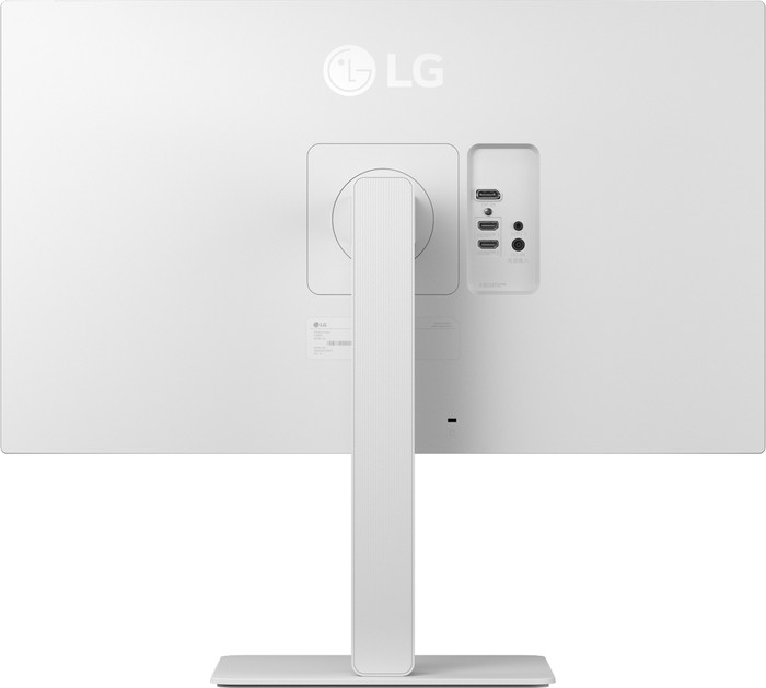 LG 27US550-W achterkant