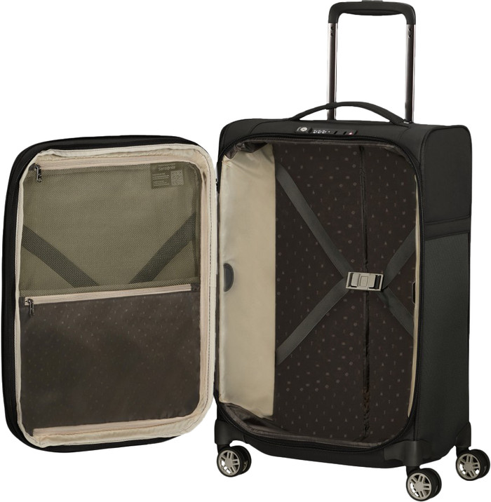 Samsonite Spinner Expandable 35cm Black binnenkant